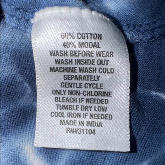 True Craft Tie-Dye T-Shirt – Navy, Tan & White – XL - Picture 10 of 10